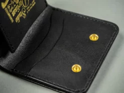 STUDIO D´ARTISAN Studio D'Artisan Black Leather Mini Wallet 26 STUDIO D´ARTISAN Studio D'Artisan Black Leather Mini Wallet