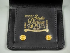 STUDIO D´ARTISAN Studio D'Artisan Black Leather Mini Wallet 21 STUDIO D´ARTISAN Studio D'Artisan Black Leather Mini Wallet