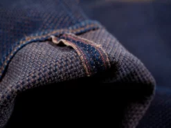 STUDIO D´ARTISAN Studio D'Artisan 1831 Kakishibu Sashiko Tight Straight Jeans