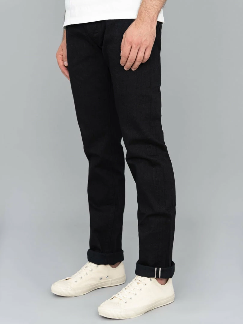 Sugar Cane "Type III" 13oz Black Denim Slim Jeans NEW ARRIVALS 5 Sugar Cane "Type III" 13oz Black Denim Slim Jeans NEW ARRIVALS