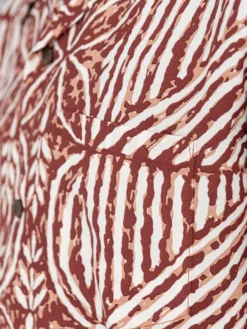 Sun Surf Polynesian Tapa Design Hawaiian Shirt Brown NEW ARRIVALS