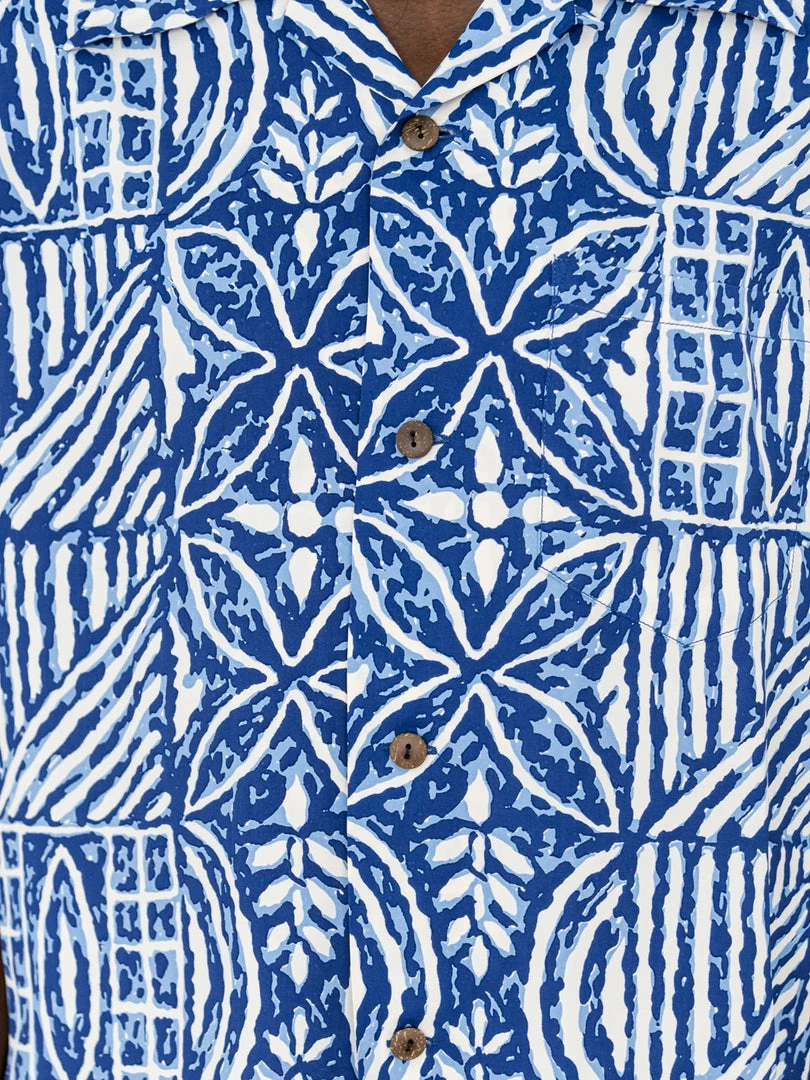 Sun Surf Polynesian Tapa Design Hawaiian Shirt Navy 7 Sun Surf Polynesian Tapa Design Hawaiian Shirt Navy