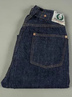 TCB Two Cat's Waist Overall Natural Indigo