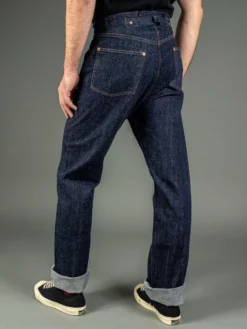 TCB Two Cat's Waist Overall Natural Indigo