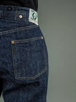 TCB Two Cat's Waist Overall Natural Indigo