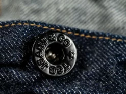 TCB Two Cat's Waist Overall Natural Indigo