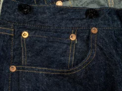TCB Two Cat's Waist Overall Natural Indigo