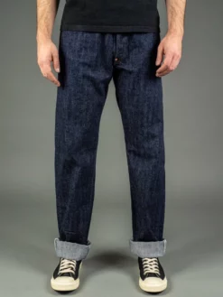 TCB Two Cat's Waist Overall Natural Indigo