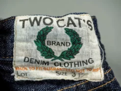 TCB Two Cat's Waist Overall Natural Indigo