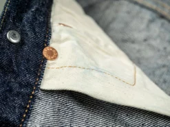 TCB Two Cat's Waist Overall Natural Indigo