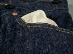TCB Two Cat's Waist Overall Natural Indigo