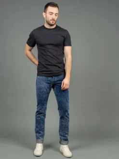 Tanuki NAWHT Natural Acid Wash High Tapered Jeans