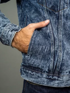 Tanuki NAWJKT3 Natural Acid Wash Type III Jacket