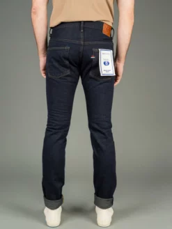 Tanuki NSMT Natural Black Sumi Overdye Tapered Jeans