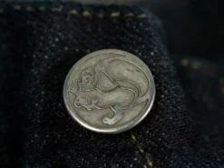 Tanuki NSMT Natural Black Sumi Overdye Tapered Jeans