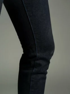 Tanuki NSMT Natural Black Sumi Overdye Tapered Jeans