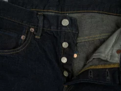 Tanuki NSMT Natural Black Sumi Overdye Tapered Jeans