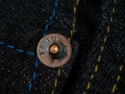 Tanuki NSMT Natural Black Sumi Overdye Tapered Jeans