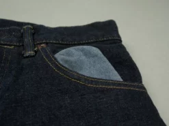 Tanuki NSMT Natural Black Sumi Overdye Tapered Jeans