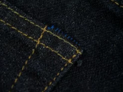 Tanuki NSMT Natural Black Sumi Overdye Tapered Jeans