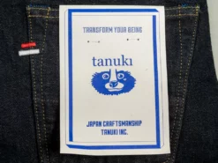 Tanuki NSMT Natural Black Sumi Overdye Tapered Jeans