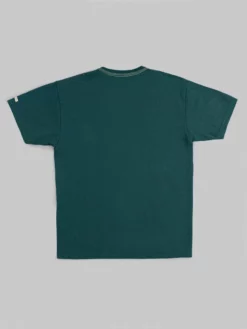 The Flat Head Loopwheeled Heavyweight Plain T-Shirt Dark Green NEW ARRIVALS