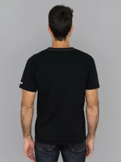 The Flat Head Loopwheeled Heavyweight Plain T-Shirt Black