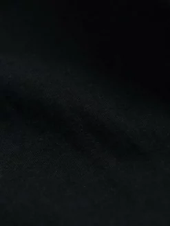 The Flat Head Loopwheeled Heavyweight Plain T-Shirt Black