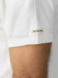 The Flat Head Loopwheeled Heavyweight Plain T-Shirt White