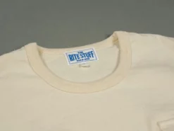 The Rite Stuff Heavyweight 9 Oz. Loopwheel Pocket T-shirt (Ecru)