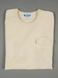 The Rite Stuff Heavyweight 9 Oz. Loopwheel Pocket T-shirt (Ecru)