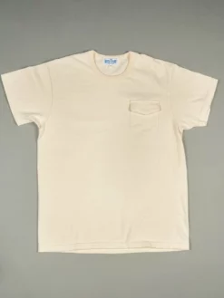 The Rite Stuff Heavyweight 9 Oz. Loopwheel Pocket T-shirt (Ecru)