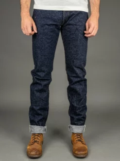 The Strike Gold 0104KE "Keep Earth" Natural Indigo Straight Tapered Jeans