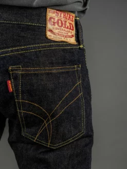 The Strike Gold 2109 Brown Weft Slim Tapered Jeans