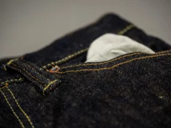 The Strike Gold 2109 Brown Weft Slim Tapered Jeans