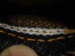 The Strike Gold 2109 Brown Weft Slim Tapered Jeans