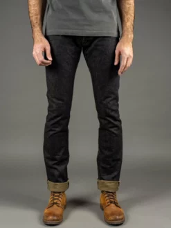 The Strike Gold 2109 Brown Weft Slim Tapered Jeans