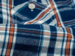 The Strike Gold Check Work Flannel Shirt Navy 53 The Strike Gold Check Work Flannel Shirt Navy