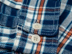 The Strike Gold Check Work Flannel Shirt Navy 59 The Strike Gold Check Work Flannel Shirt Navy