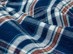 The Strike Gold Check Work Flannel Shirt Navy 57 The Strike Gold Check Work Flannel Shirt Navy