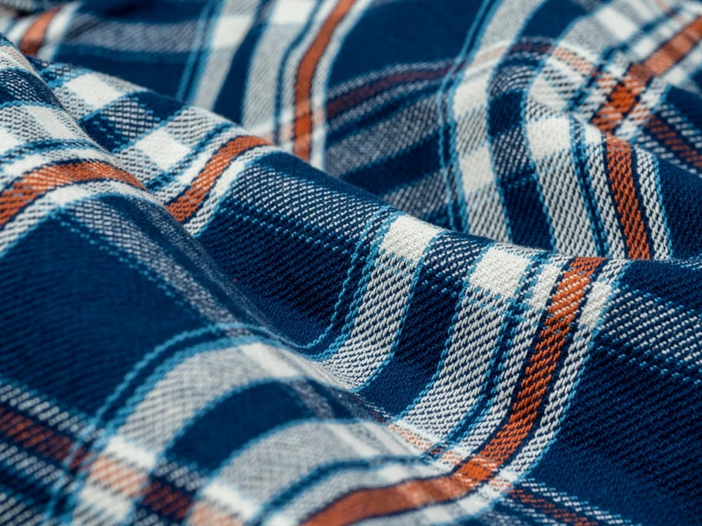 The Strike Gold Check Work Flannel Shirt Navy 29 The Strike Gold Check Work Flannel Shirt Navy