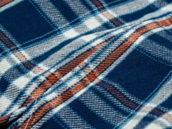 The Strike Gold Check Work Flannel Shirt Navy 50 The Strike Gold Check Work Flannel Shirt Navy