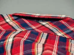 The Strike Gold Check Work Flannel Shirt Red 58 The Strike Gold Check Work Flannel Shirt Red