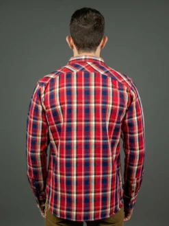The Strike Gold Check Work Flannel Shirt Red 34 The Strike Gold Check Work Flannel Shirt Red
