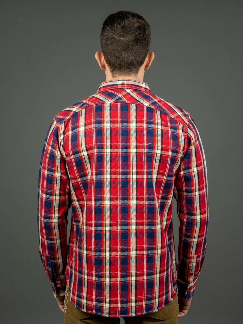 The Strike Gold Check Work Flannel Shirt Red 4 The Strike Gold Check Work Flannel Shirt Red