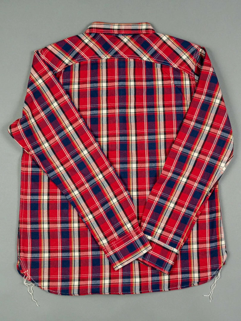 The Strike Gold Check Work Flannel Shirt Red 11 The Strike Gold Check Work Flannel Shirt Red