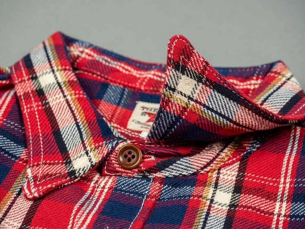 The Strike Gold Check Work Flannel Shirt Red 27 The Strike Gold Check Work Flannel Shirt Red