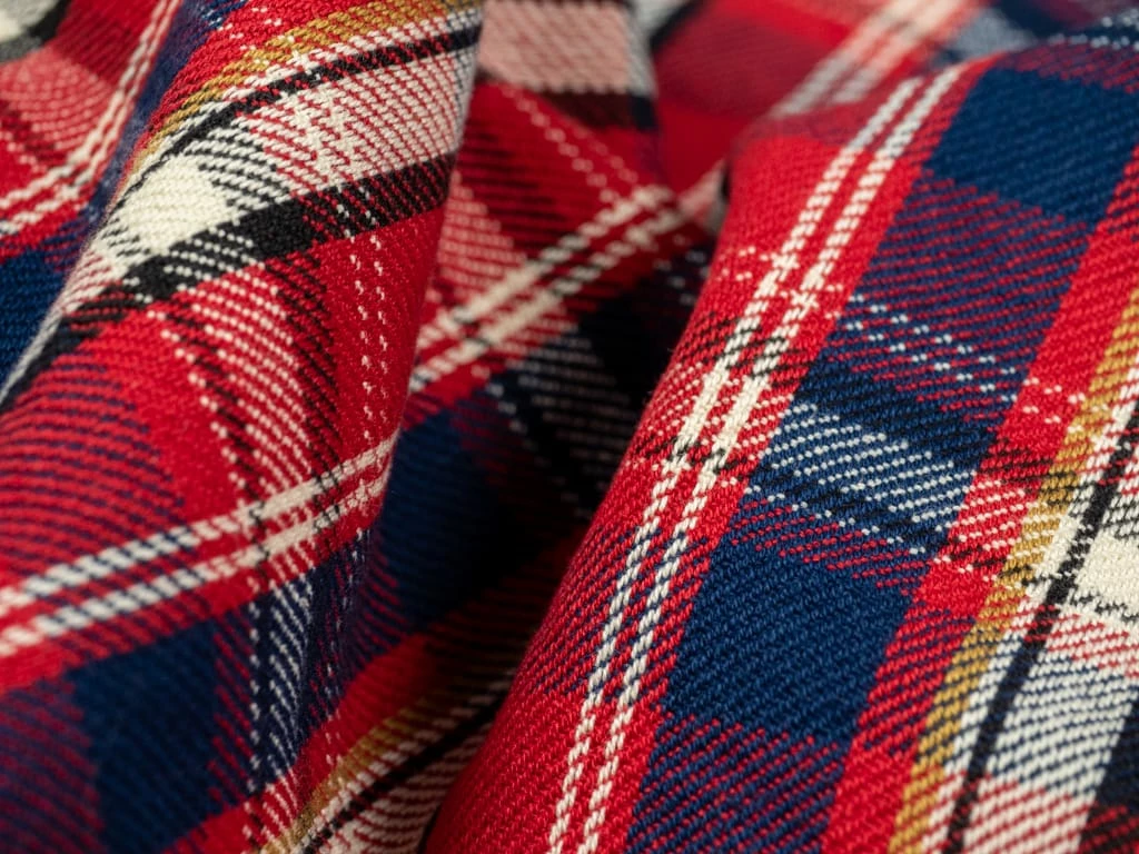 The Strike Gold Check Work Flannel Shirt Red 32 The Strike Gold Check Work Flannel Shirt Red