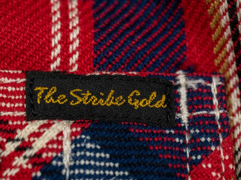 The Strike Gold Check Work Flannel Shirt Red 25 The Strike Gold Check Work Flannel Shirt Red
