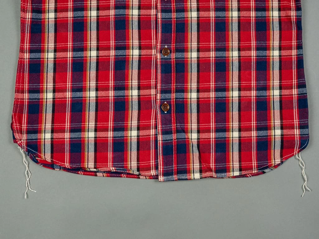 The Strike Gold Check Work Flannel Shirt Red 19 The Strike Gold Check Work Flannel Shirt Red